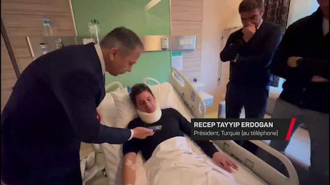 Image d'aperçu pour Süper Lig - Le coup de fil à l'hôpital entre le Président Erdogan et l'arbitre agressé