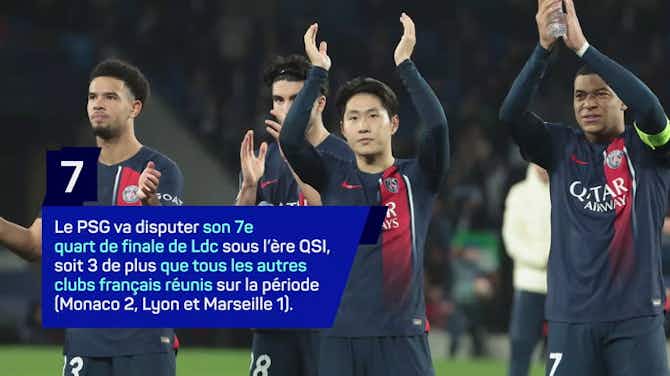 Image d'aperçu pour PSG - Paris file en quarts avec un doublé de Mbappé