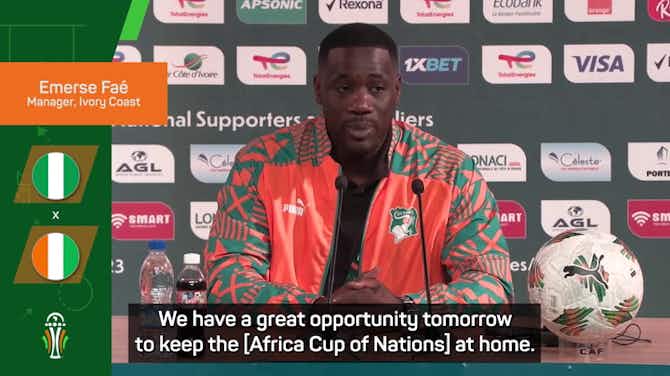Pratinjau gambar untuk Ivory Coast and Nigeria ready to 'light up the atmosphere' at AFCON final
