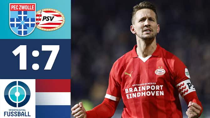 Vorschaubild für Torefestival mit Dreierpack von de Jong! PSV dominiert in Zwolle | PEC Zwolle - PSV Eindhoven