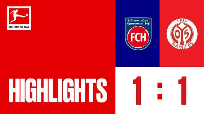 Preview image for Highlights_1. FC Heidenheim 1846 vs. 1. FSV Mainz 05_Matchday 32_ACT