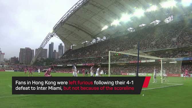 Pratinjau gambar untuk Fan fury as Messi and Suarez benched for Hong Kong friendly