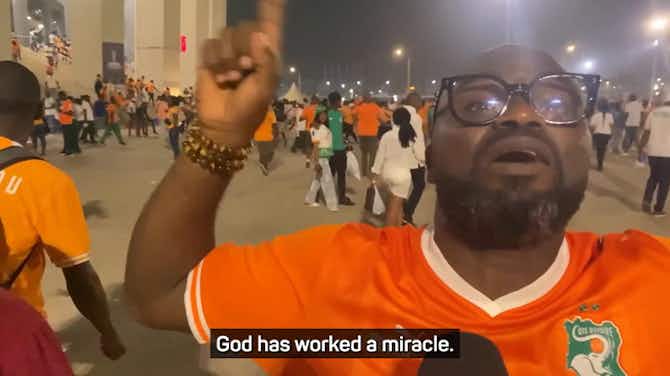 Anteprima immagine per Ivorians hailing miracles after reaching home AFCON final