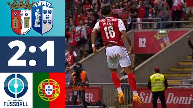 Vorschaubild für Ex-Schalker Zalazar dreht das Spiel im Alleingang! Braga auf Platz Drei | Sporting Braga - FC Vizela
