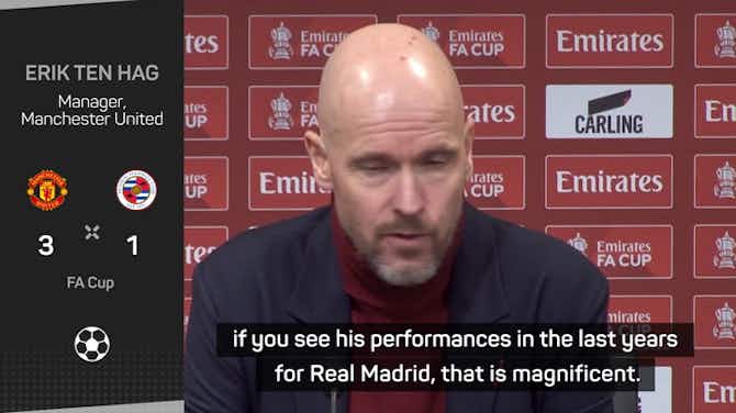 Preview image for Ten Hag not surprised by Casemiro's impact at United