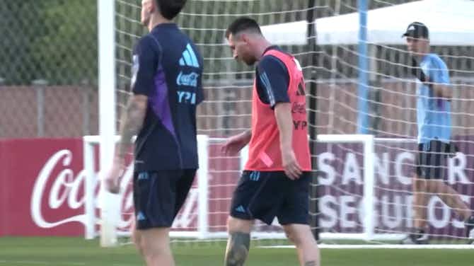 Image d'aperçu pour Argentine - Romero : “Messi s’est entraîné normalement”