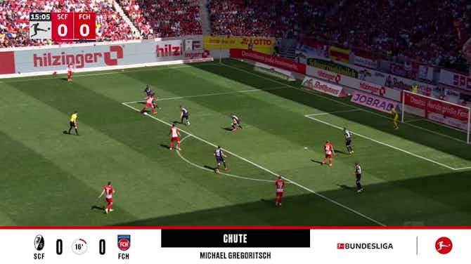 Imagem de visualização para Freiburg - 1. FC Heidenheim 1846 0 - 0 | CHUTE - Michael Gregoritsch
