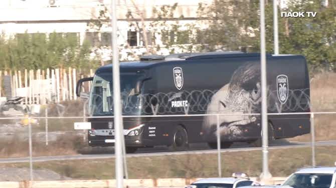 Preview image for PAOK FC arrive in Denmark before facing Copenhagen