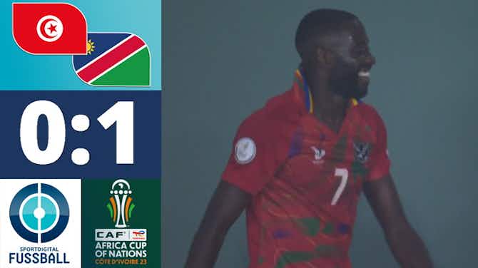 Vorschaubild für Sensation in Schlussminuten! Namibia holt ersten Afrika-Cup-Sieg | Tunesien - Namibia