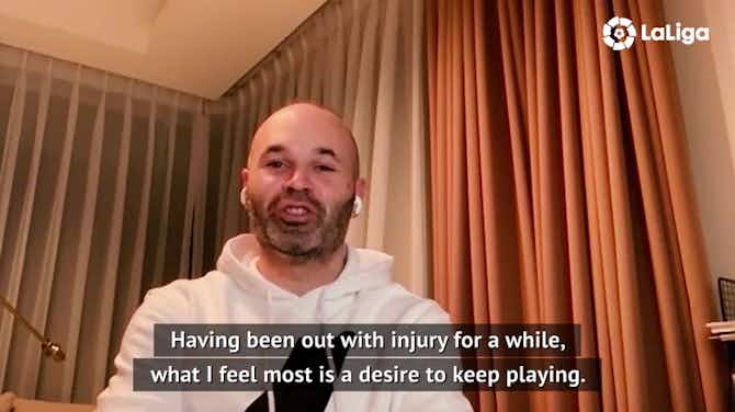 Preview image for Iniesta keen to continue playing at 36