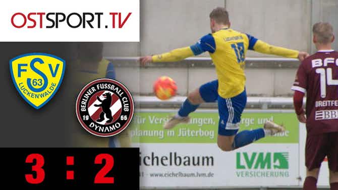 Vorschaubild für Regionalliga Nordost: Luckenwalde 3-2 BFC Dynamo