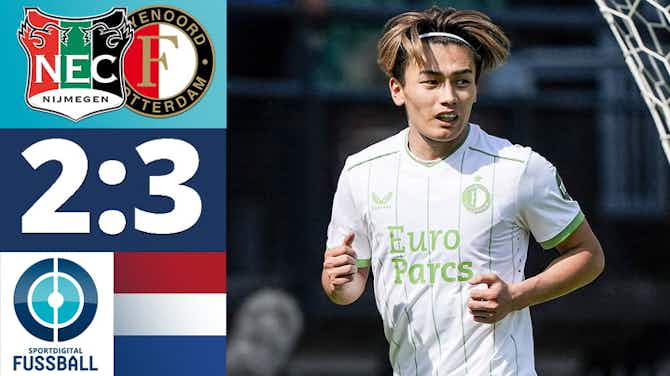 Pratinjau gambar untuk Ueda trifft spät - Feyenoord gewinnt auswärts! | NEC Nijmegen - Feyenoord Rotterdam