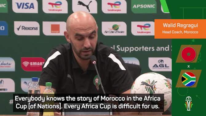 Anteprima immagine per ''I don't care' - Regragui on Morocco's lengthy wait for AFCON trophy