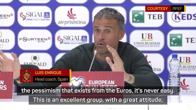 Preview image for Enrique lauds pessimism-proof Spain after Kosovo win