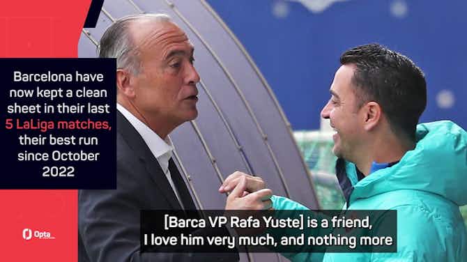 Preview image for Xavi responds to Barca VP Rafa Yuste wanting him to stay on