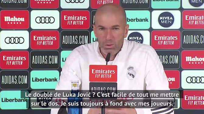Image d'aperçu pour Real Madrid - Zidane sur Luka Jović : "C'est facile de tout me mettre sur le dos"