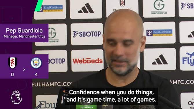Preview image for Guardiola praises Gvardiol's adaptability and determination