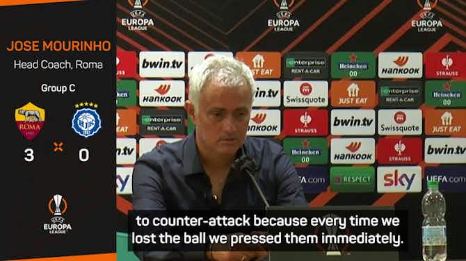 Pratinjau gambar untuk Mourinho has sympathy for HJK after win over 10 men