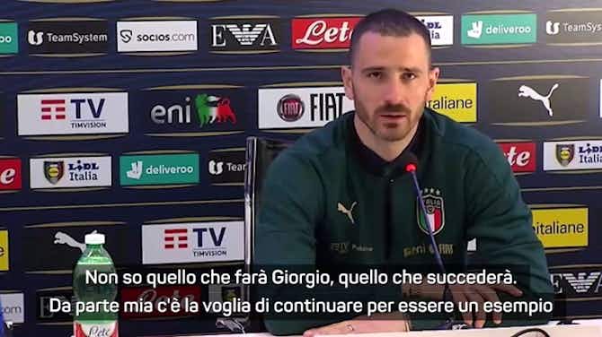 Anteprima immagine per Bonucci: "Non lascio la Nazionale, possiamo risalire"