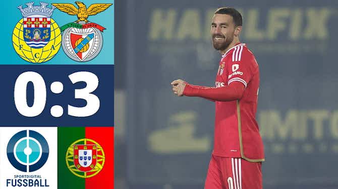 Vorschaubild für Kökcü und Rafa mit Tor und Vorlage - Benfica siegt souverän | FC Arouca - Benfica Lissabon