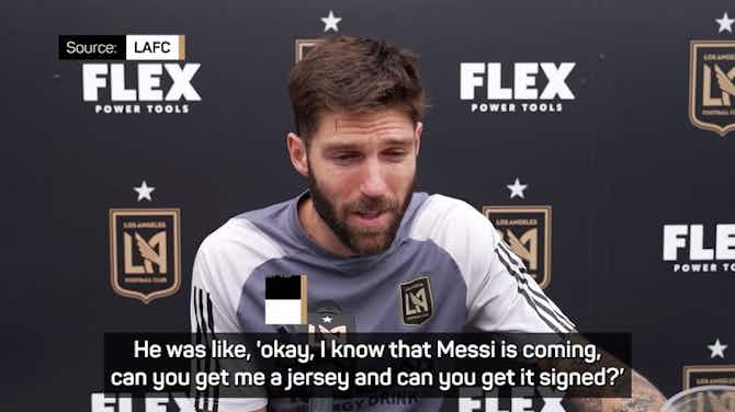 Pratinjau gambar untuk MLS star reveals son has already asked for signed Messi shirt