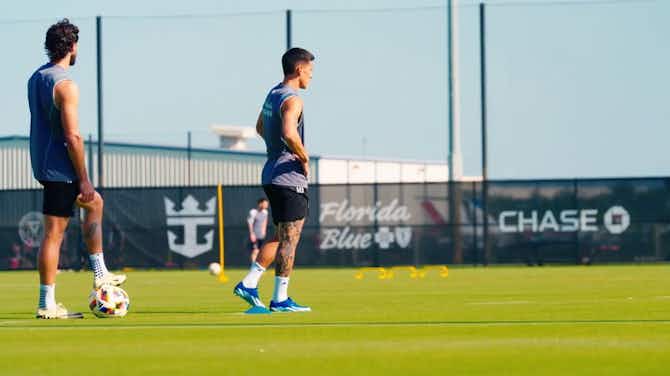 Imagen de vista previa para El primer entrenamiento de Matías Rojas, nuevo fichaje del Inter Miami