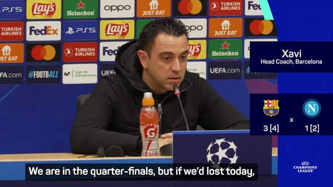 Pratinjau gambar untuk Xavi committed to Barcelona exit despite reaching UCL quarter-finals