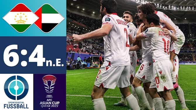 Vorschaubild für Senstations-Sieg im Elfmeterschießen! Tadschikistan in Viertelfinale | Tadschikistan - VAE 