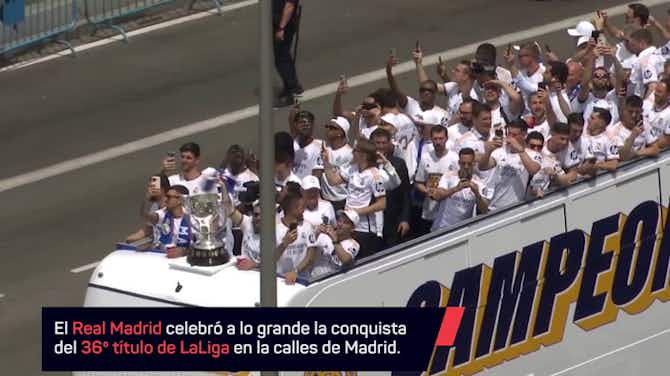 Imagem de visualização para Las mejores imágenes de la celebración del Real Madrid en la Cibeles