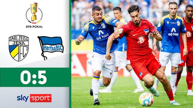 Vorschaubild für FC Carl Zeiss Jena - Hertha BSC | Highlights - 1 | DFB Pokal 2023/24