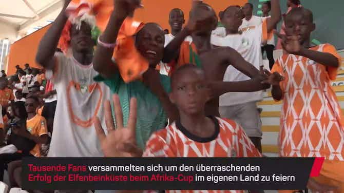 Vorschaubild für Tausende Fans feiern Elfenbeinküste-Erfolg