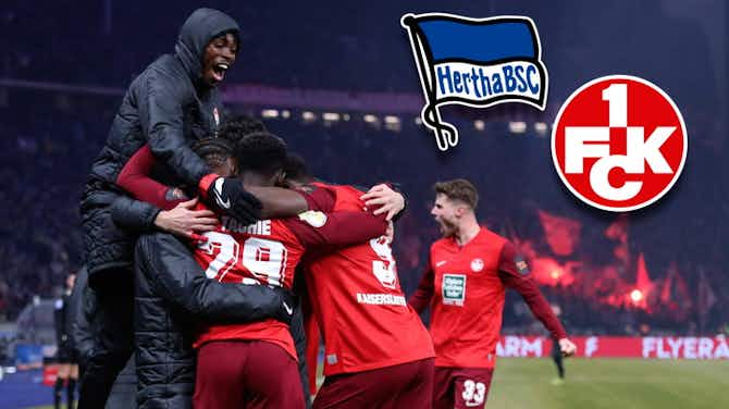 Vorschaubild für Herthas Pokal-Traum geplatzt: Kaiserslautern im Halbfinale