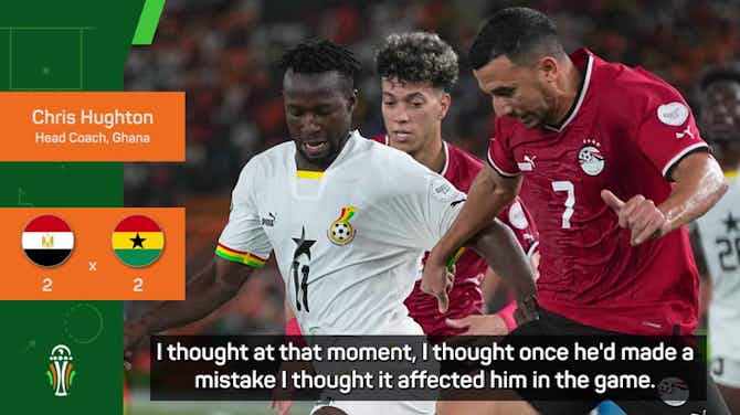 Preview image for Hughton reveals Ghana's Bukari subbed after mistake