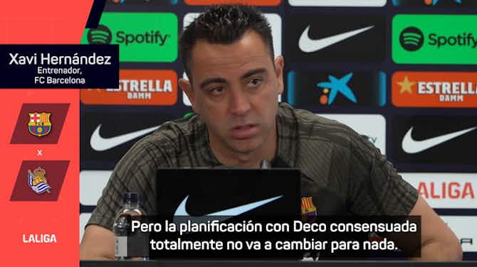 Anteprima immagine per Xavi, en titulares: "Hablaremos con la Federación si hay jugadores que tienen que doblar Eurocopa y JJOO"