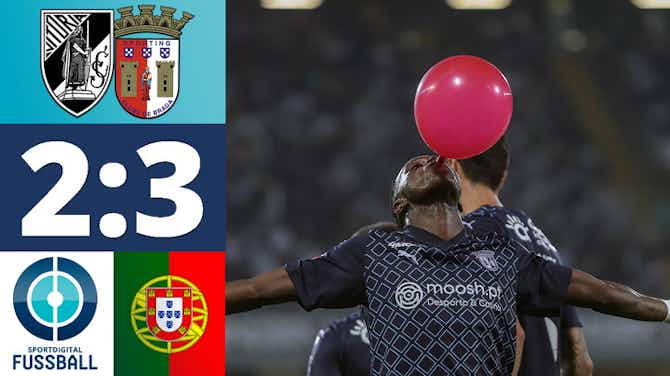 Pratinjau gambar untuk 3 Tore in der Schlussphase! Braga dreht wildes Derby | Vitoria Guimaraes - Sporting Braga  
