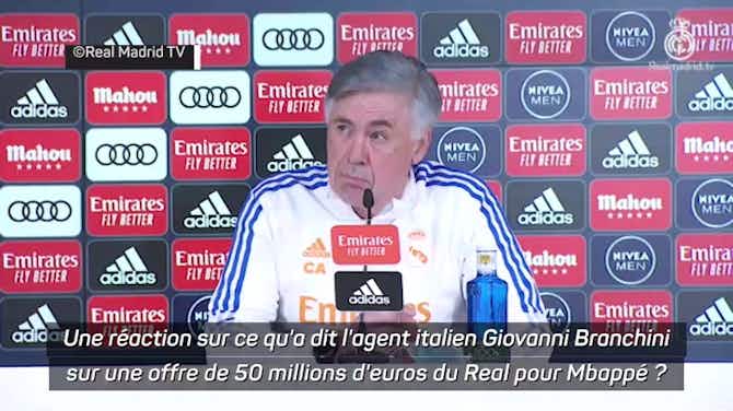 Image d'aperçu pour Transferts - Ancelotti sur une offre du Real Madrid pour Mbappé cet hiver : "Je préfère ne pas en parler"