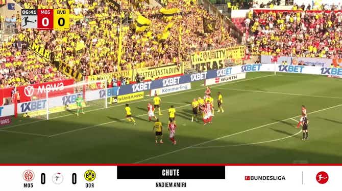 Imagem de visualização para Mainz - Borussia Dortmund 0 - 0 | BOLA NA TRAVE- Nadiem Amiri