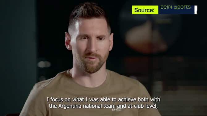Pratinjau gambar untuk Trophies matter, not personal records - Messi