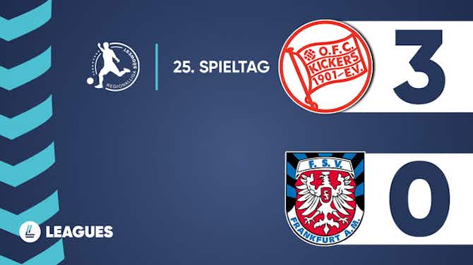 Vorschaubild für Regionalliga Südwest - Kickers Offenbach 3:0 FSV Frankfurt