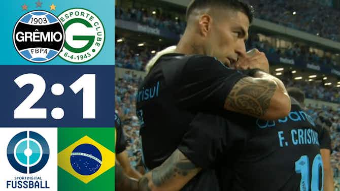 Vorschaubild für Spiel gedreht! Luis Suárez & Co. schießen Goiás in die zweite Liga | Grêmio Porto Alegre - Goiás EC