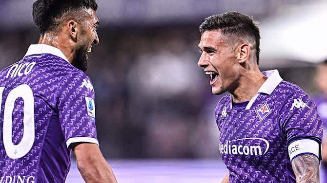 Imagen de vista previa para Con dos goles de Nicolás González y uno de Martínez Quarta, Fiorentina goleó 5-1 a Sassuolo