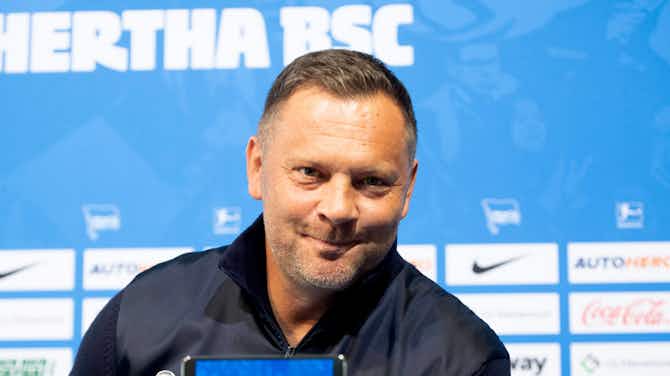 Vorschaubild für Hertha-Coach spricht über Hoffnungsträger Jovetić und Sechser Dárdai