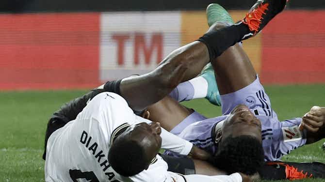 Preview image for Carlo Ancelotti lifts lid on conversations with Mouctar Diakhaby after Valencia star’s horror injury