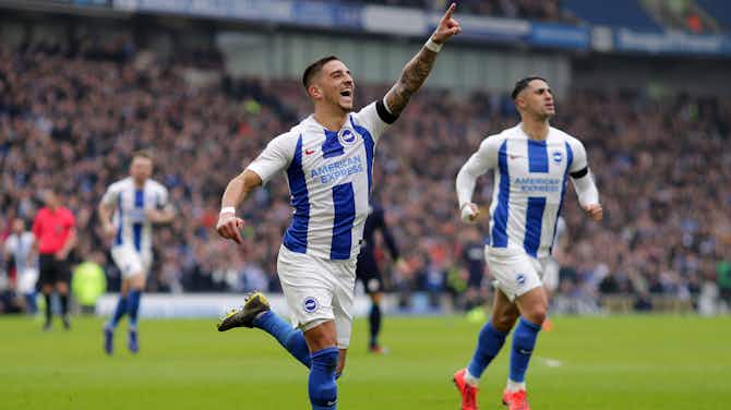 Preview image for Brighton and Hove Albion 2 Derby County 1: Knockaert strikes as Seagulls reach last eight