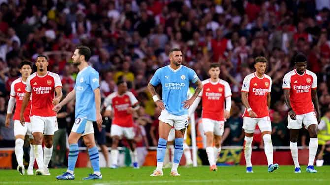 Preview image for Arsenal coach branded ‘hypocrite’ over Walker scuffle as Man City stars hang on to ‘disrespect’