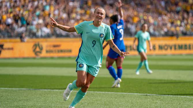 Preview image for Caitlin Foord proves versatility as Matildas belatedly click in Olympic qualifiers | Jo Khan