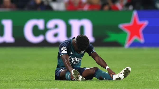 Vorschaubild für Arsenal: Saka-Ausfall gegen Man City droht – wie löst Arteta das Tempo-Problem auf dem Flügel?