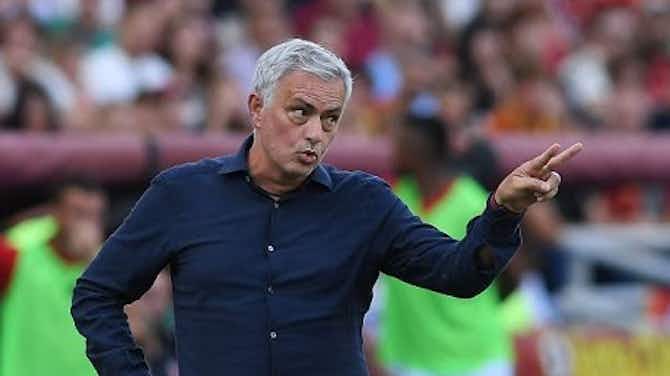 Preview image for Mourinho given red card, takes aim at World Cup winner Gomez after Roma’s last-gasp win