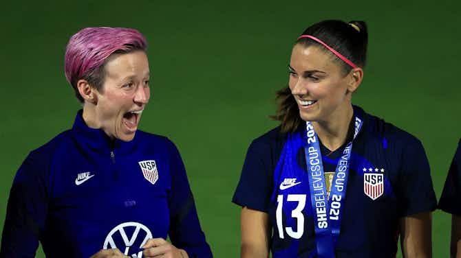 Imagem de visualização para Rapinoe e Morgan lideram lista de convocadas dos EUA para Copa do Mundo feminina