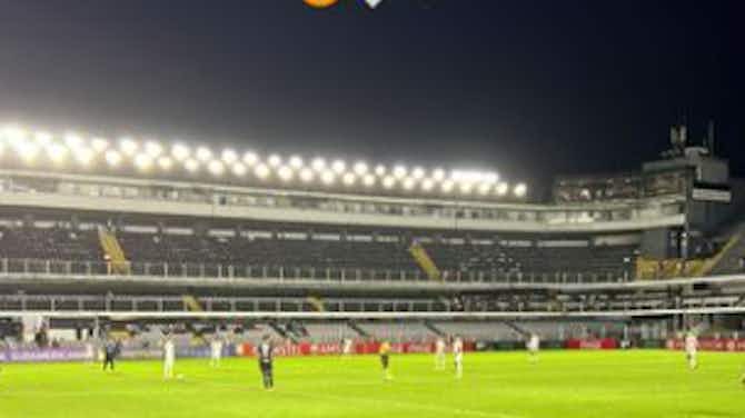 Imagem de visualização para Em negociação com o Chelsea, Ângelo assiste jogo do Santos em camarote da Vila Belmiro